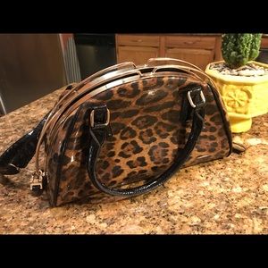 Super Unique Vintage Leopard PinUp style Purse